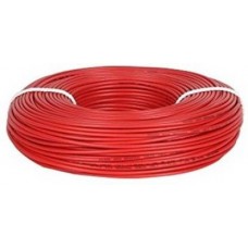 D'Mak Toran PVC 2.5-Sq/Mm - Red 90 m Wire  (red)